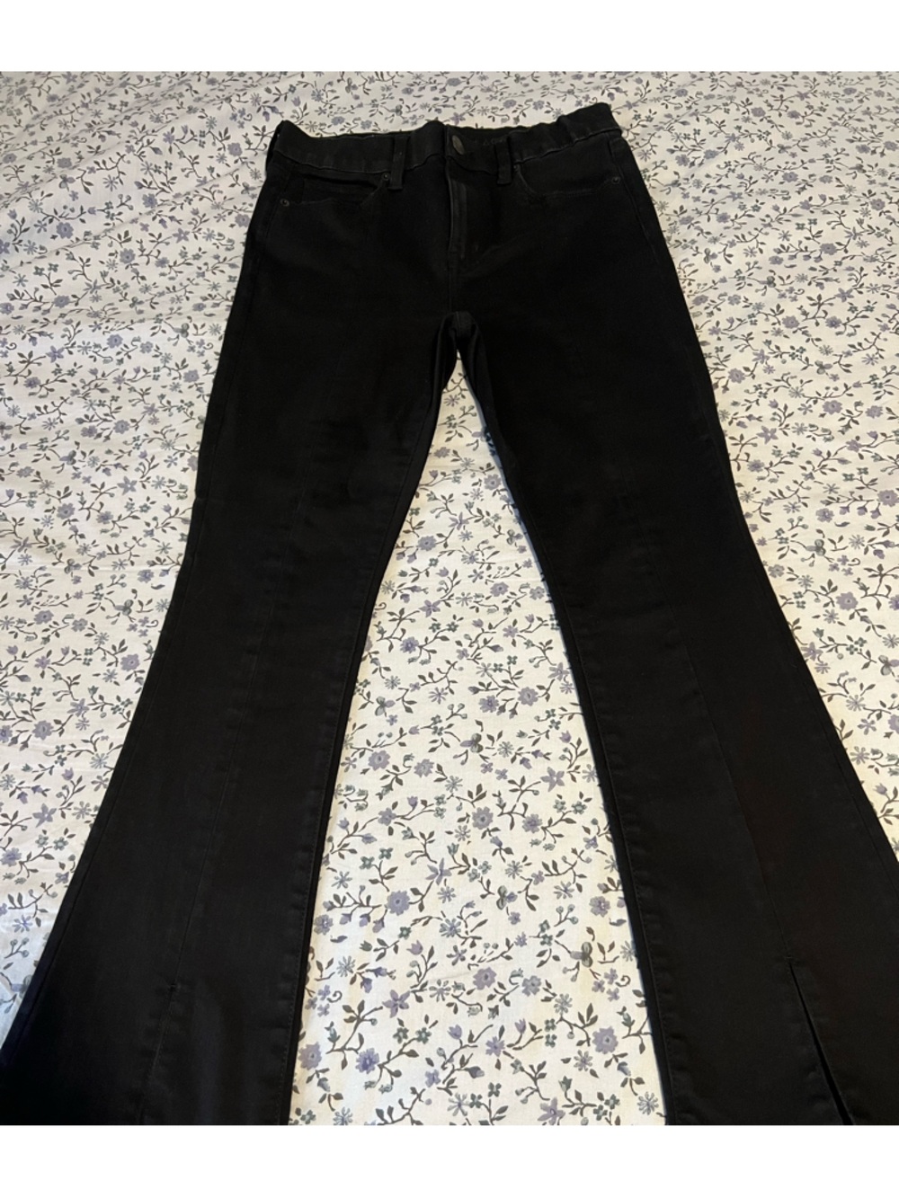 American Eagle Outfitters Black Denim Flare Jeans